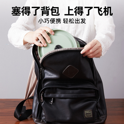 瑞士罗娅折叠锅便携出差用旅行电煮锅小型多功能电火锅分体式煮面