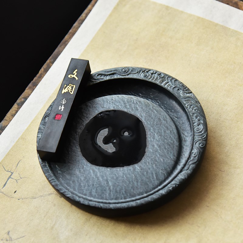 作品级/文澜/书法精选桐油烟墨高端书法墨条墨锭墨块文房四宝墨宝