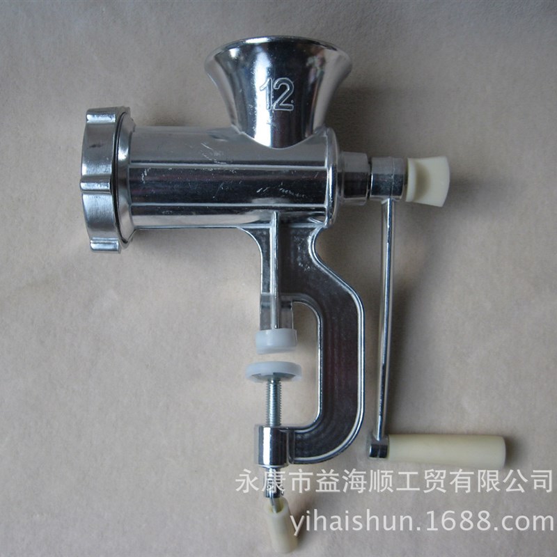 大号型家用手动灌肠机小型老式手工香肠腊肠机手摇铝合金绞肉机