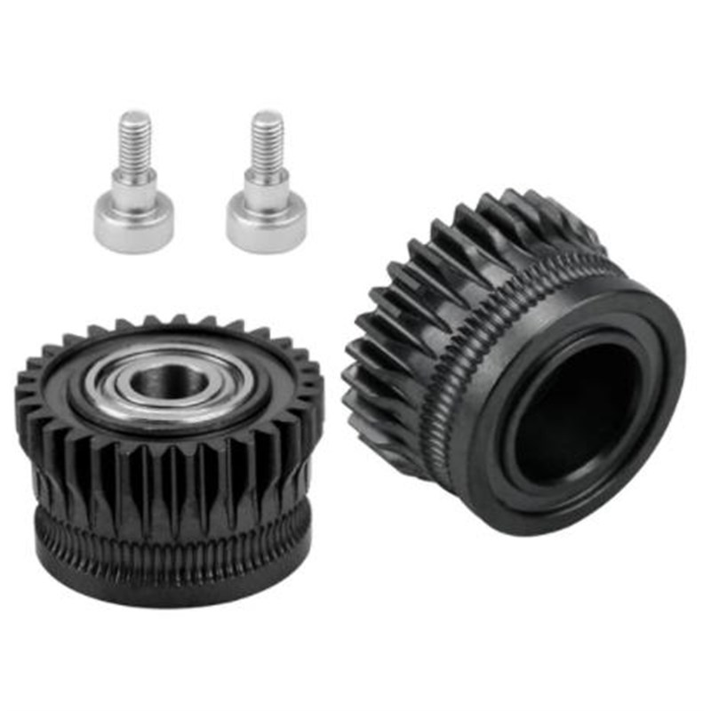 3D打印机配件K1/K1C/Ender3 V3齿轮挤出升级硬化钢合金齿轮