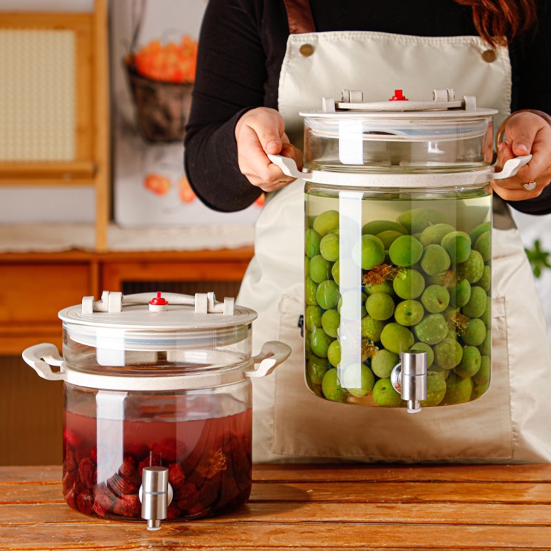 泡酒玻璃瓶专用酒瓶青梅杨梅自酿果酒罐子空瓶人参药酒坛密封容器