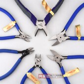 斜口钳电工剪锋芒水口钳工业级高达模型小偏口钳子6寸5寸剪线斜嘴