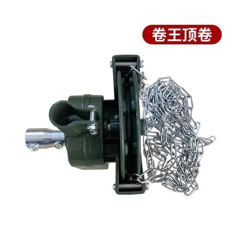 大棚卷膜器手动加强卷王卷帘机温室大棚配件手摇放风机猪场卷帘器