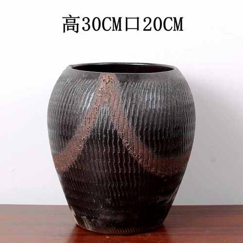 特大号手工粗陶创意陶罐花盆大口径绿箩月季法师土陶高多肉老桩盆