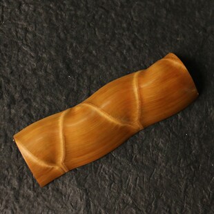 精选龟甲竹老料纯手工精工打磨抛光茶道茶则赏茶荷茶具竹器工艺品