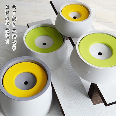 大红狗 韩国进口Yogi 不湿嘴食用级抗菌狗碗防打翻护颈浮力水碗猫