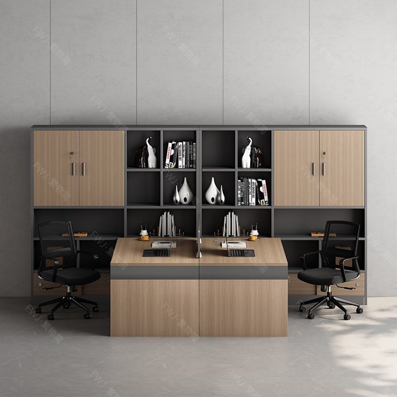 职员桌办公桌椅组合简约现代六人位卡座财务桌办公桌员工位