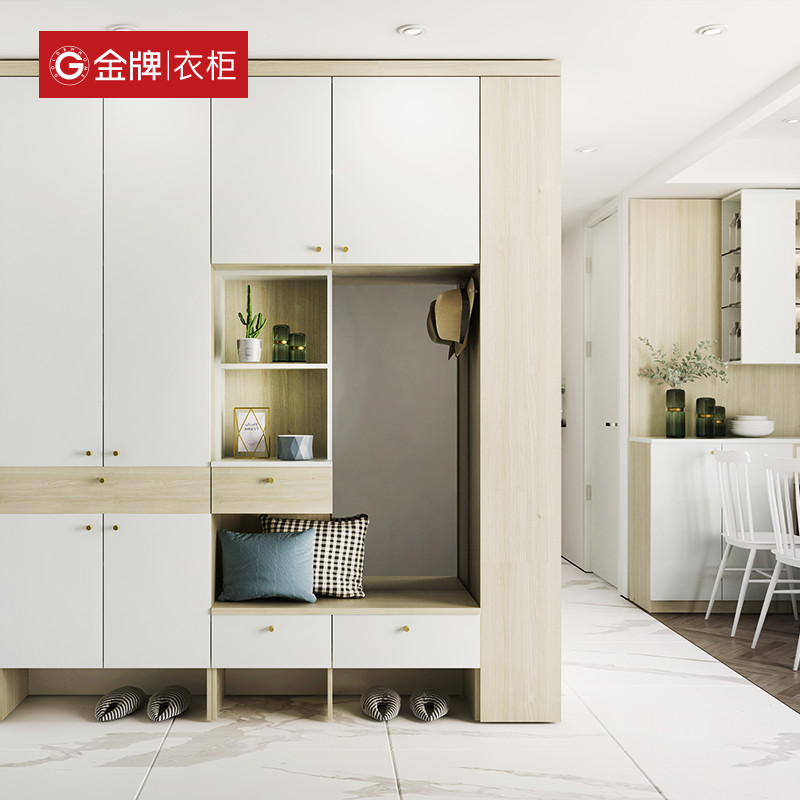 金牌厨柜全屋定制金牌衣柜走入式衣帽间家居组合整体套装蒂拉