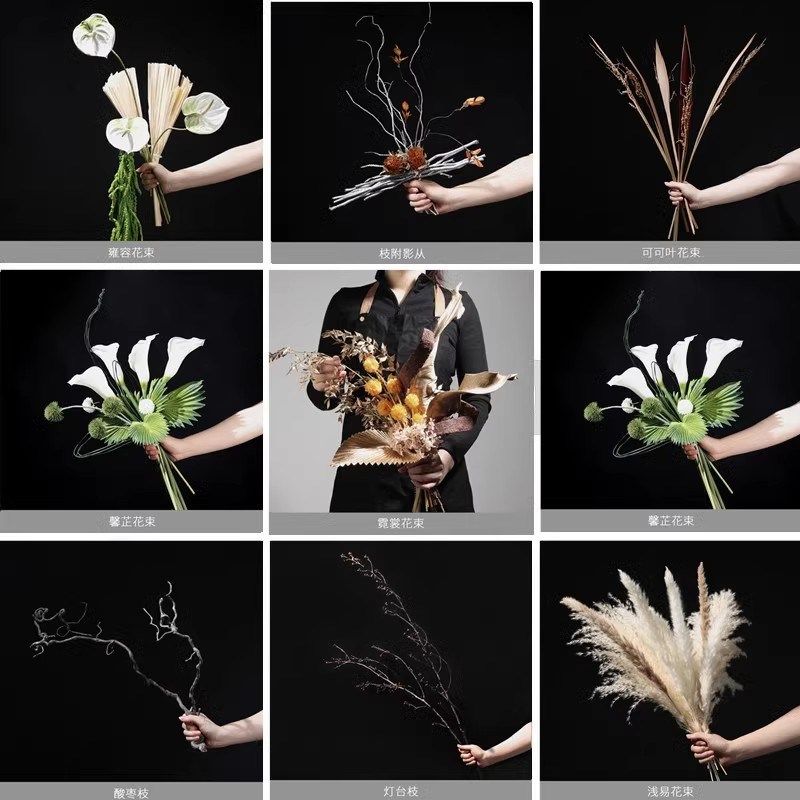 新款客厅高档仿真花高档家居餐桌干花花束摆件塑料假花艺花卉摆设,家居饰品,仿真花/假花,淘宝优惠券,粉丝福利购,淘宝优惠卷