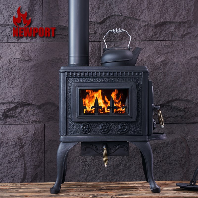 纽波特铸铁壁炉真火家用燃木柴火炉取暖民宿客厅取暖炉燃木大功率