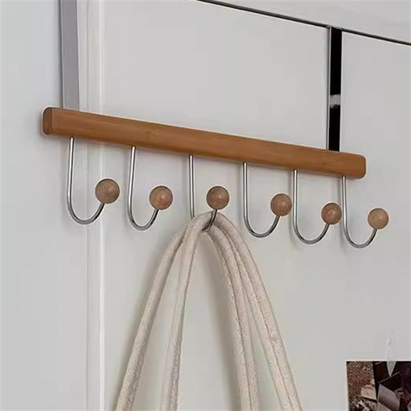 实木门后挂钩挂衣架挂包架挂包钩衣帽架门后挂衣钩,收纳整理,挂门置物架,淘宝优惠券,粉丝福利购,淘宝优惠卷