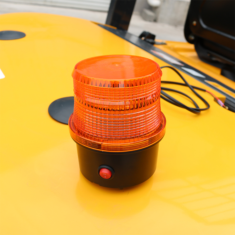 叉车磁吸爆闪蜂鸣警示灯LED吸顶声光报警器车顶闪光灯信号灯12V24