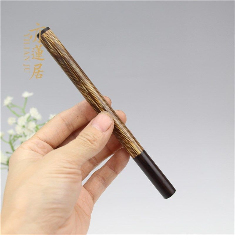 亦莲居 匠心之笔金丝竹镶黑檀木中性笔水性笔 签字笔收藏把玩刻字,文具电教/文化用品/商务用品,中性笔,淘宝优惠券,粉丝福利购,淘宝优惠卷