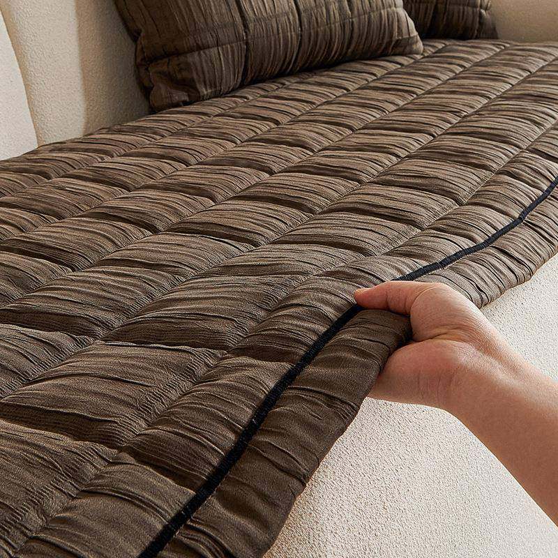 2025新款沙发垫四季实木沙发坐垫子高档布艺氛围防滑飘窗垫榻榻米