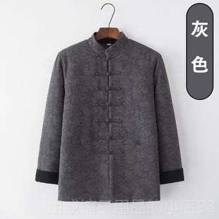 丝休棉加厚加肥可洗棉袄唐冬装 季 男棉衣闲夹水棉 胖子专属大码 正品