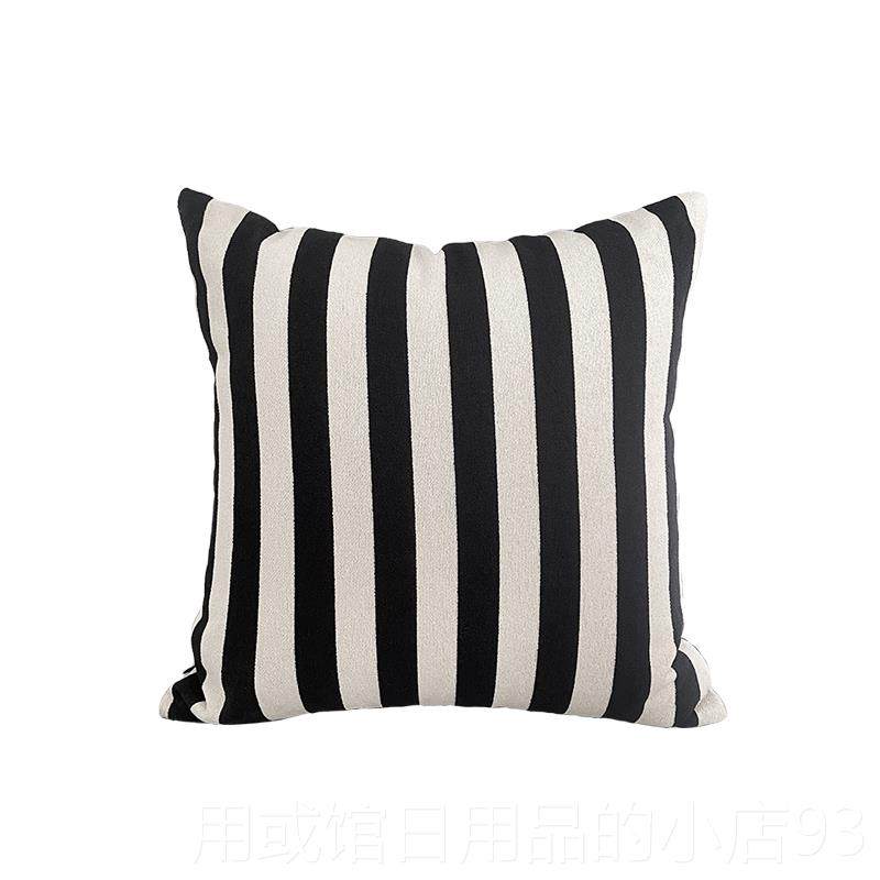 正品轻奢复刺古黑绿色系组合抱枕新中宿式绣竹纹抱枕民中古垫腰靠