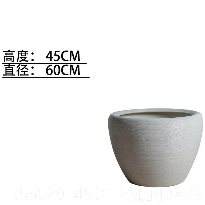 高档座景德陶瓷金鱼缸带瓷底盆柱式龟缸睡莲碗花莲花盆庭院镇装饰