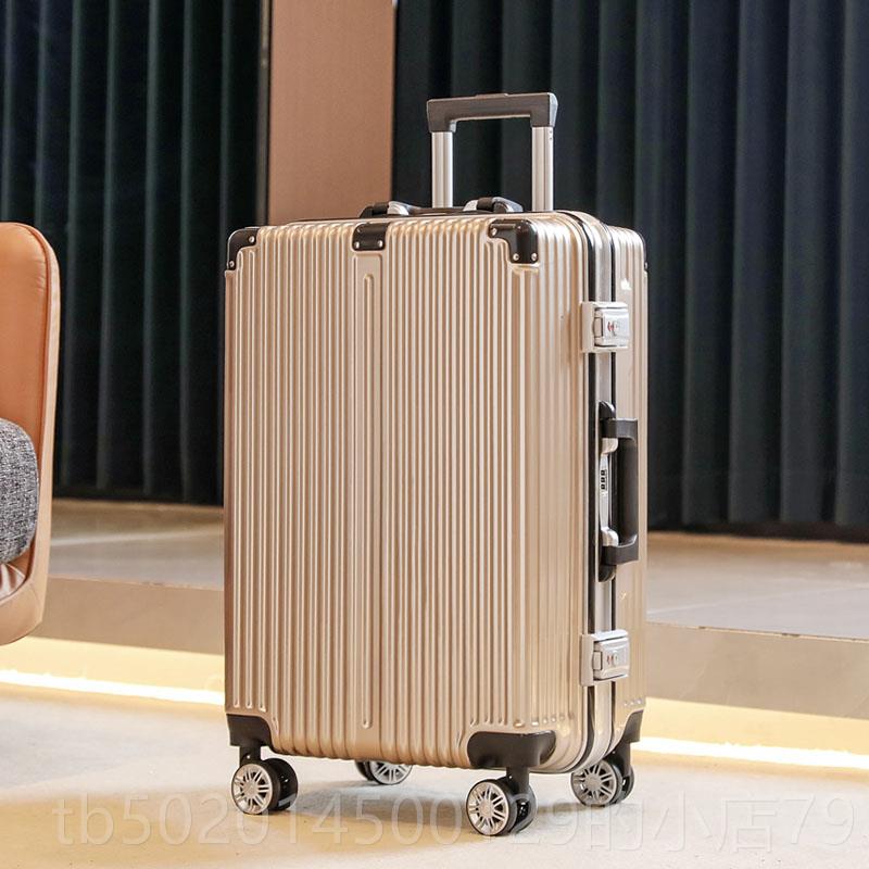高档韩李版行箱ins网红男女4铝框拉杆箱万20寸向轮学生2寸旅行箱