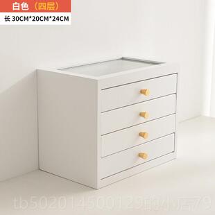 高档盒实木饰多首层抽屉生日礼物收纳盒容现代简约大量项炼防氧化