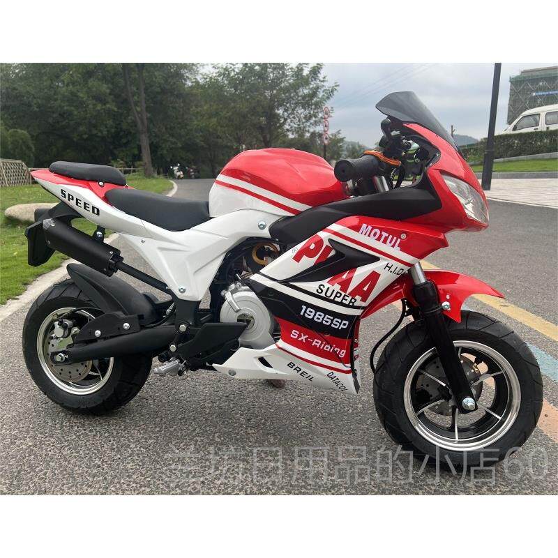 高档款款小趴赛小型摩车儿托童49CC你摩托迷车小跑车汽油成灯人