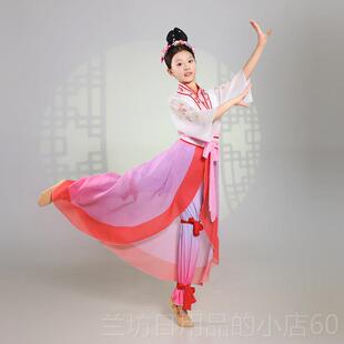 高档儿童古典飘舞服蹴鞠图出少儿中国风民族舞逸汉唐古风舞蹈服演