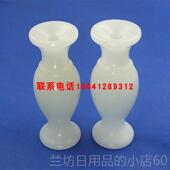 高档玉汗石花瓶岫玉阿节富玉摆件米黄玉特件大笔筒摆玉花瓶竹桶多