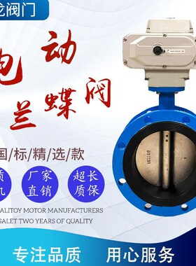 D941X/J-16电动法兰蝶阀软密封智能调节切断阀DN100 150 200 3001