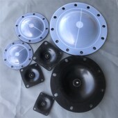 G41F46衬氟气动隔膜阀膜片塑料阀隔膜片国标橡胶耐腐蚀DN25 250