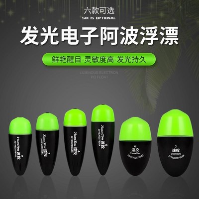 阿波漂电子远投漂带电池夜光漂 双色灯矶钓漂海钓漂夜钓浮漂渔具