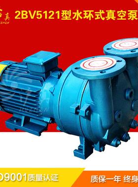 2BV5121水环式真空泵 循环水功率7.5KW抽真空泵 水环真空泵2bv