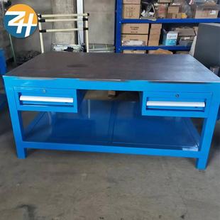 钢板虎钳工工作台 型配模桌重型铸铁操作钳工配模台 模具修理装