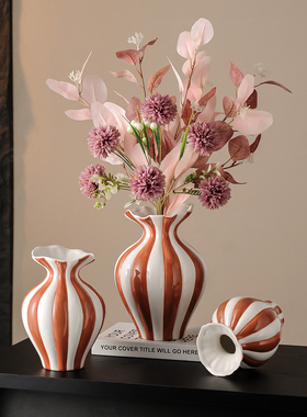 新中式客厅玄关装饰书房办公室中式复古花瓶摆件乔迁送礼祝福创意