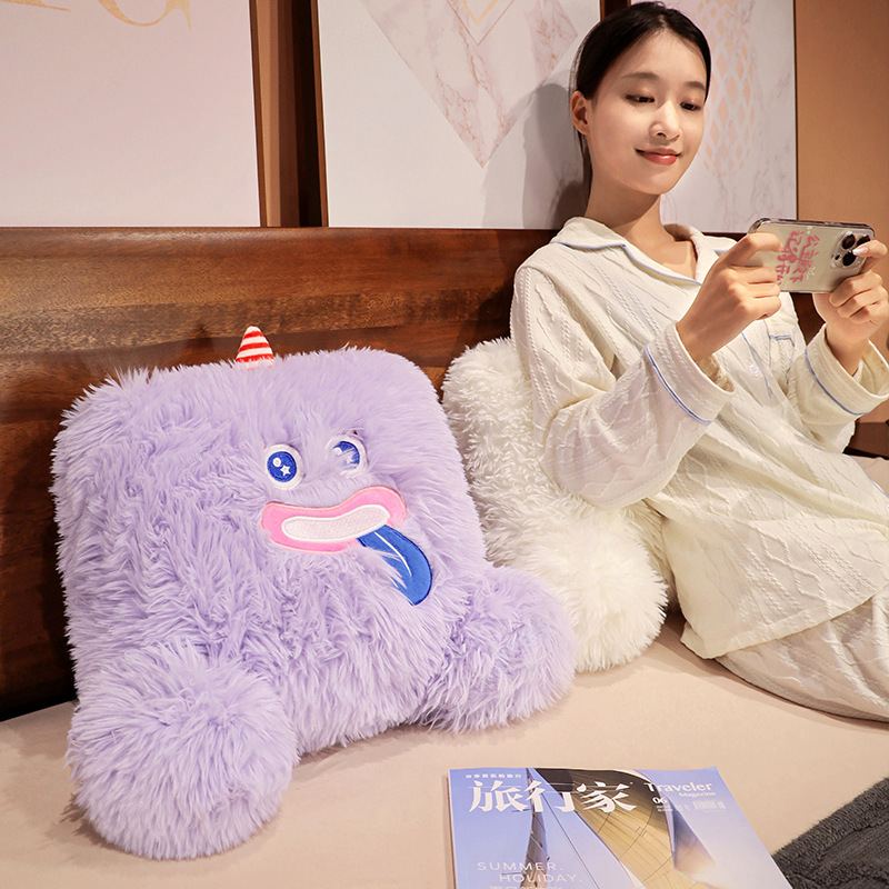 多巴胺可爱靠垫靠枕椅子腰枕办公室护腰座椅靠背垫久坐孕妇抱枕女