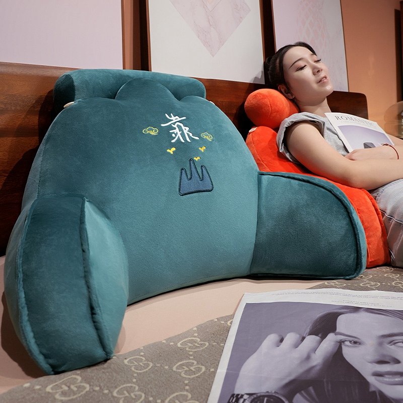 靠枕床头软包大靠背沙发靠垫学生宿舍床上枕头床靠护腰垫靠山抱枕,居家布艺,床头靠垫,淘宝优惠券,粉丝福利购,淘宝优惠卷