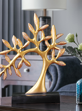 开枝散叶  玄关餐边柜招财树摆件 客厅旺财家居饰品 开业乔迁礼品