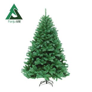 厂家直销 圣诞装饰品 400头加密pvc圣诞树 1.5米酒店装饰圣诞树
