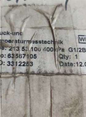 议价德国威卡压力表PGE213.53.100 量程0-400MP