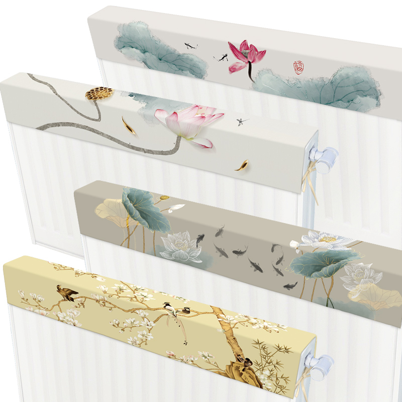 暖气片罩套2021新款老式暖气罩美化装饰遮挡防尘罩新式防熏墙盖布