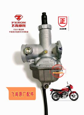 飞肯联统摩托车FK125-4G飞锐 五号 三号飞豹LT125-8G化油器