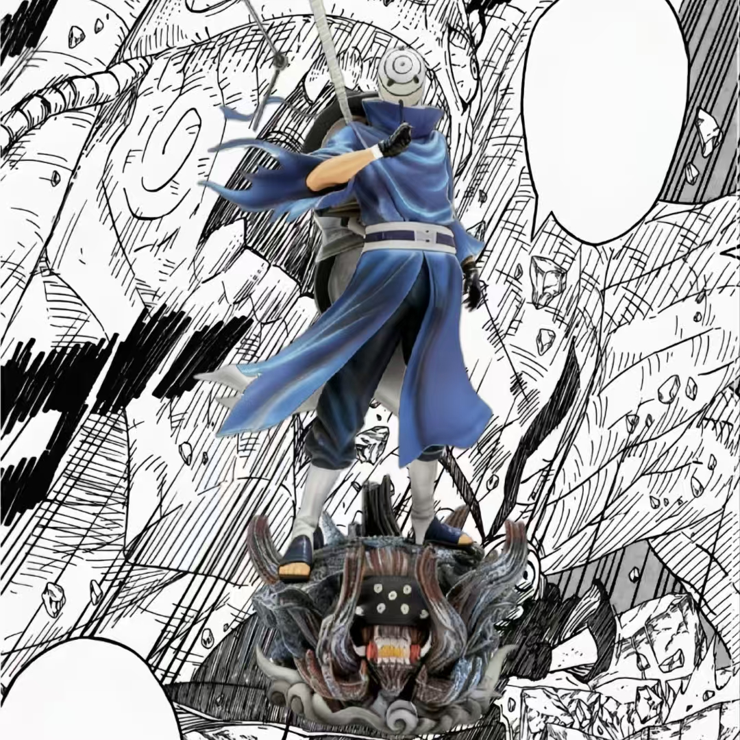 火影忍者巨浪宇智波带土场景模型