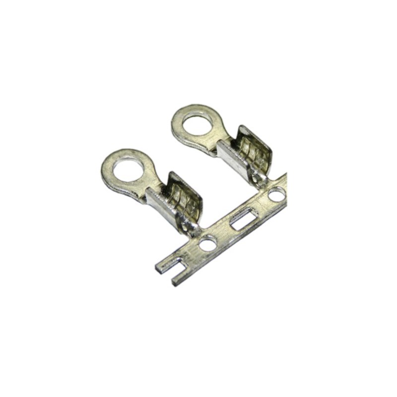 3.2接线片冷压型线耳1.-3.2 连打O型横带厚度0.mm黄铜镀锡端子