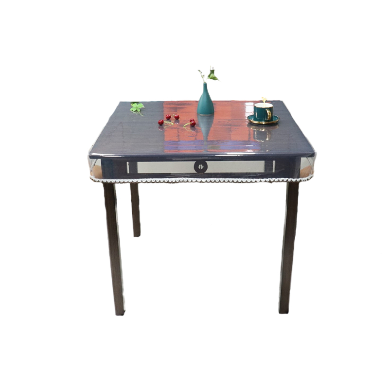 桌布正方形烤火桌罩耐高温防水防油包角垂边长方形桌面皮罩