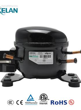 R290中/低/高背压商用制冷压缩机（除湿机压缩GQR25UD)110V-60HZ