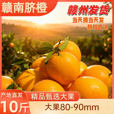 【正宗原产地】赣南脐橙当地现摘天然不打蜡皮薄多汁实惠装