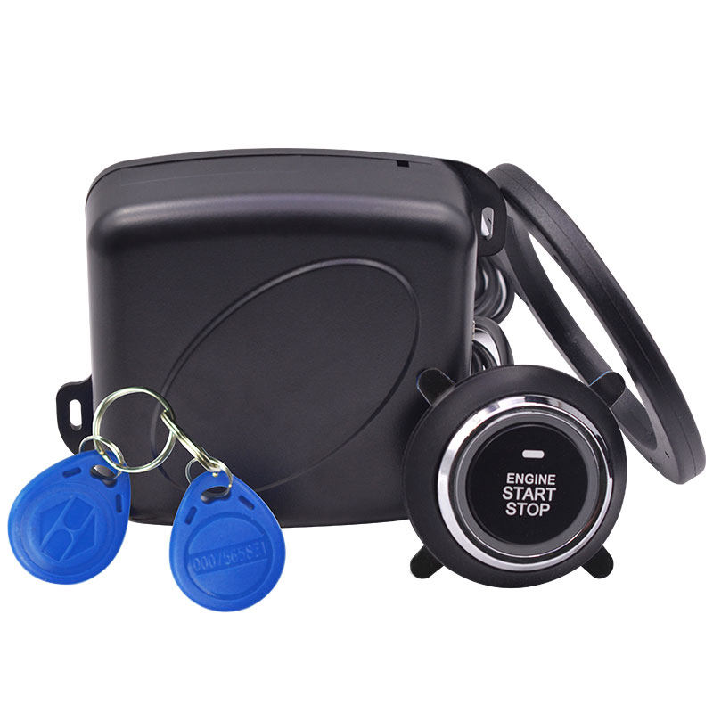 电动车轿车通用型汽车一键启动/自动感应暗锁防盗器系统改装12V