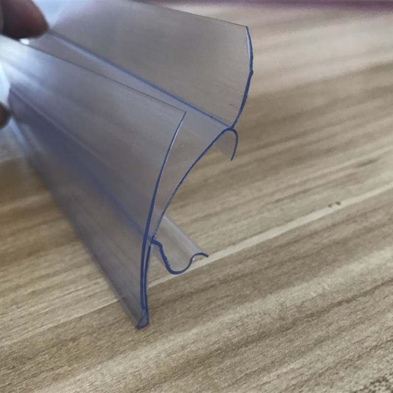 安辰货架卡条/弧形档栏外卡/价格标签条/超市货架卡条/塑料标价条