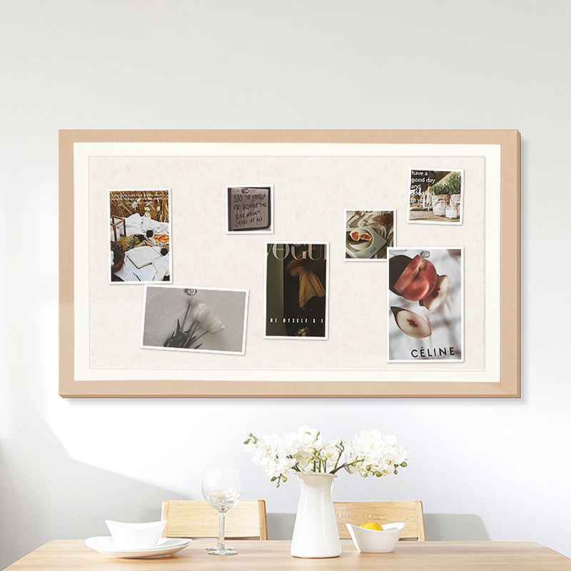 照片墙装饰创意羊毛毡墙贴毛毡板展示墙相片墙高级感墙面软木板墙