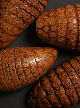 竹根茶则 茶针茶拨 纯手工 竹茶荷 大漆复古风中式套装 满钉 茶铲