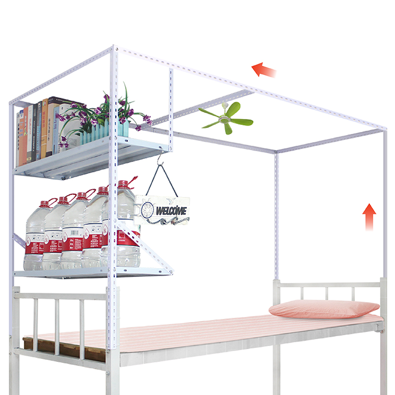 床帘支架上铺学生宿舍可伸缩男女寝室下铺加粗不锈钢杆子蚊帐床架