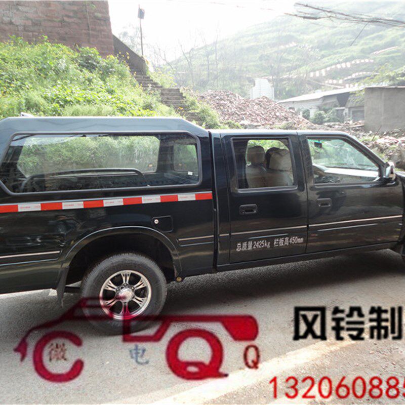 江淮帅铃T6皮卡车后箱高顶雨蓬 后箱盖 高顶盖金属 后箱盖防雨蓬
